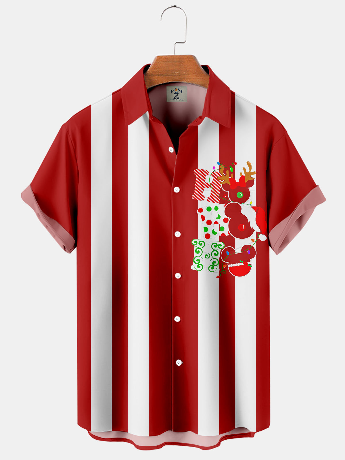 Christmas Fun Letters HOO - Hawaiian Shirt