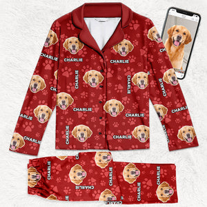 Custom Photo Cat Rules The World - Gift For Pet Lovers - Personalized Pajama  NA94