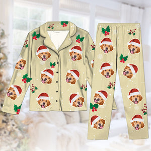 Custom Photo Wish You A Furry Christmas, Human - Gift For Pet Lovers - Personalized Pajama NA94