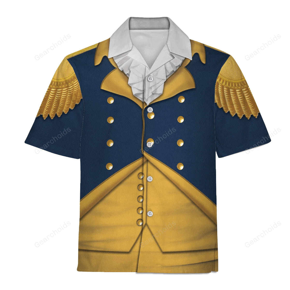 George Washington Indispensable Man Uniform  Hawaiian Shirt
