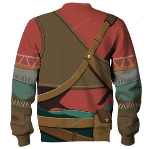 Hylian Armor Cosplay Hoodie Sweatshirt Sweatpants ZDHS72