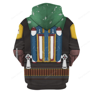 Star Wars The Book Of Boba Fett Costume Hoodie Sweatshirt Sweatpants SWHS42