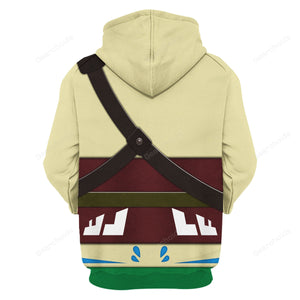 Skyloft Uniform - Skyward Sword Link Attire Hoodie Sweatshirt Sweatpants ZDHS07