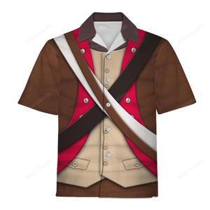 US Infantry-6th Continental Regiment-1776-1783 Hawaiian Shirt