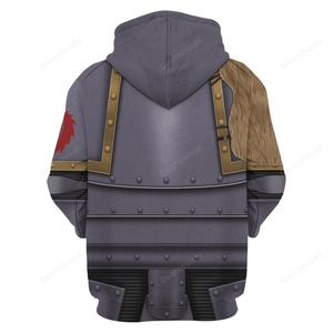 Pre-Heresy Space Wolf Legion in Mark II Crusade - Costume Cosplay Hoodie Sweatshirt Sweatpants WHHS152