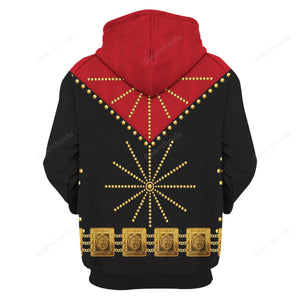 Elvis Cisco Red - Costume Cosplay Hoodie Sweatshirt Sweatpants ELHS51