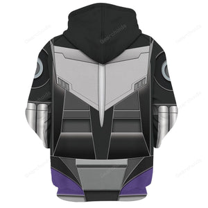 Transformers Black Hot Rodimus - Costume Cosplay Hoodie Sweatshirt Sweatpants