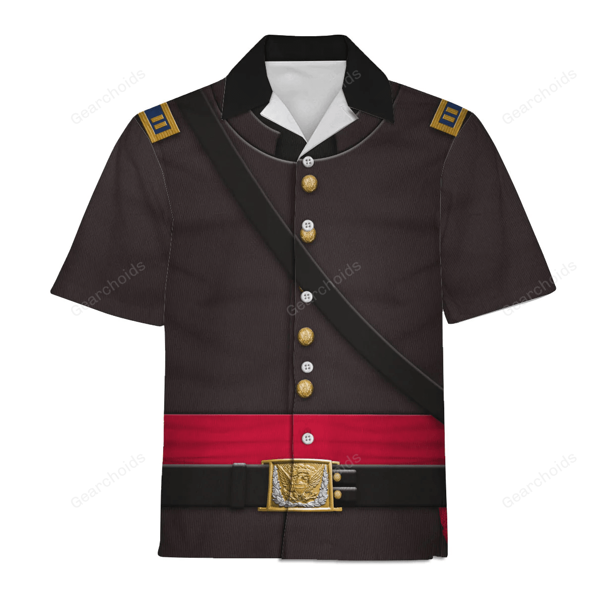 Union Army- Captain Of Infantry Uniform Hawaiian Shirt