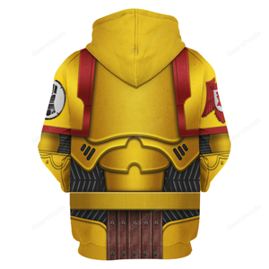 Warhammer Imperial Fists Captain - Costume Cosplay Hoodie Sweatshirt Sweatpants WHHS164