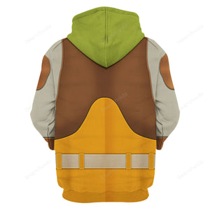 Star Wars Hera Syndulla Costume Hoodie Sweatshirt Sweatpants SWHS90