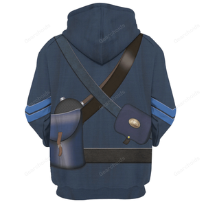 CW Uniforms Of Blue Uniform Hoodie Sweatshirt Sweatpants