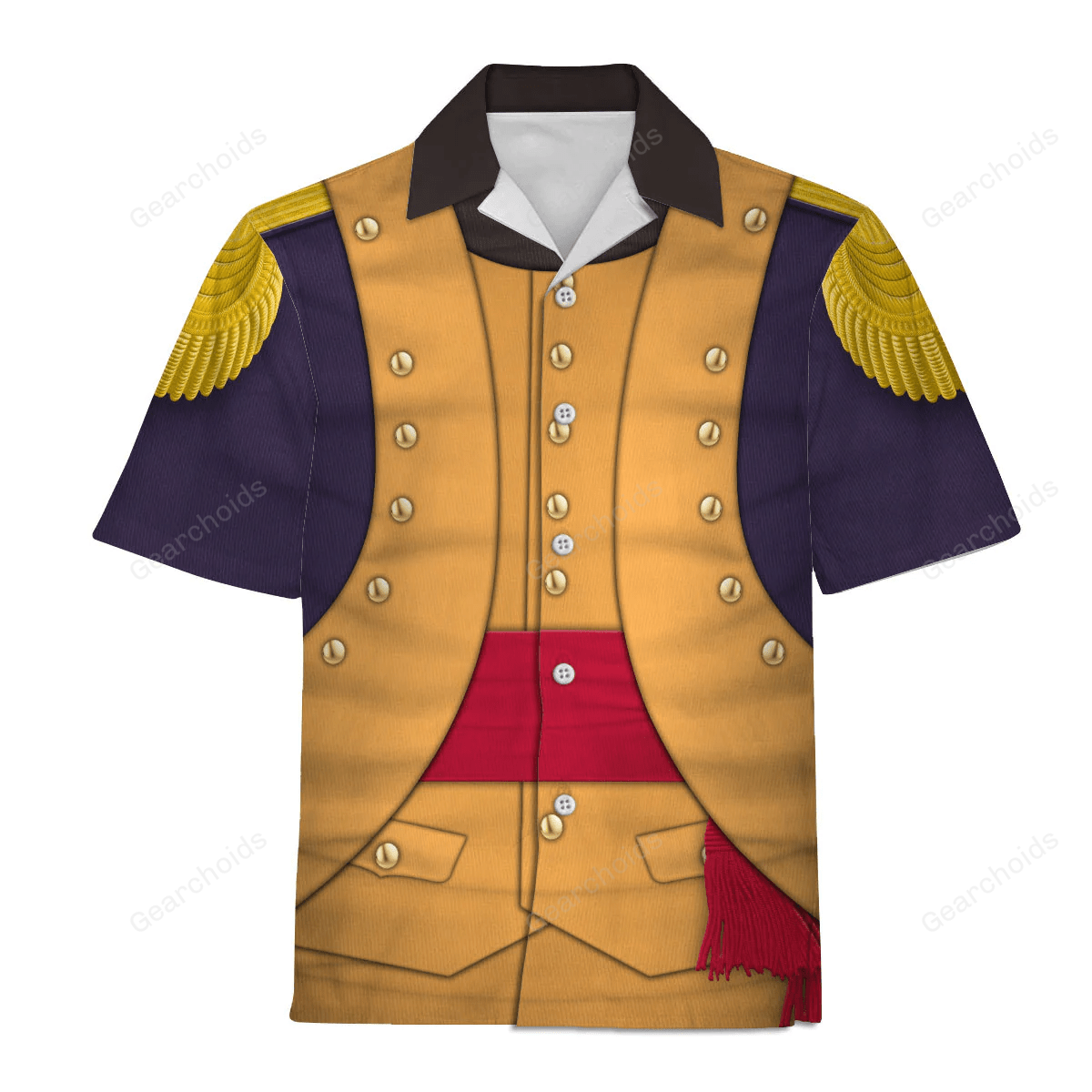 George Washington Uniform Hawaiian Shirt