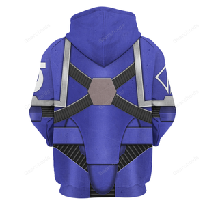 Pre-Heresy Ultramarines In Mark IV Maximus Power Armor - Costume Cosplay Hoodie Sweatshirt Sweatpants WHHS186