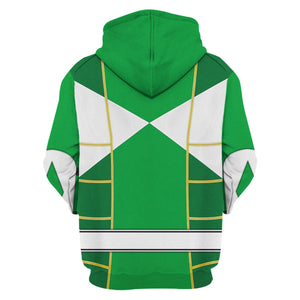 Green Ranger Mighty Morphin Cosplay - Hoodie Set, Sweatshirt, Sweatpants PRHS92