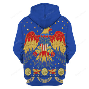 Elvis EAGLE Blue - Costume Cosplay Hoodie Sweatshirt Sweatpants