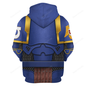 Warhammer Ultramarines Captain - Costume Cosplay Hoodie Sweatshirt Sweatpants WHHS146