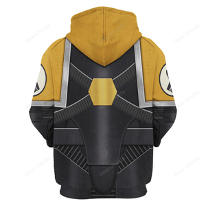 Pre-Heresy Imperial Fists in Mark IV Maximus Power Armor - Costume Cosplay Hoodie Sweatshirt Sweatpants WHHS183