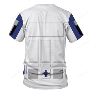 Star Wars R2 D2 Robot Costume - 3D TShirt