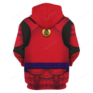 Star Wars Ashigaru Red Akazonae Koyal Guard Hoodie Sweatshirt Sweatpants Tshirt Hawaiian shirt SWHS33