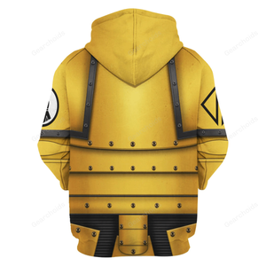 Pre-Heresy Imperial Fists In Mark II Crusade - Costume Cosplay Hoodie Sweatshirt Sweatpants WHHS178