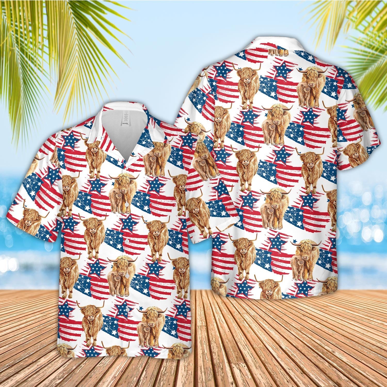 Unique Highland Happy Flag 3D Hawaiian Shirt