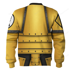 Pre-Heresy Imperial Fists In Mark II Crusade - Costume Cosplay Hoodie Sweatshirt Sweatpants WHHS178