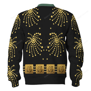 Elvis Presley The Fireworks Black - Costume Cosplay Hoodie Sweatshirt Sweatpants ELHS21