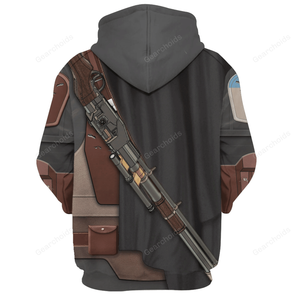 Star Wars Mandalorian Costume Hoodie Sweatshirt Sweatpants SWHS19