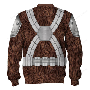 Star Wars Black Krrsantan, Brown Costume Hoodie Sweatshirt Sweatpants Tshirt Hawaiian shirt SWHS32