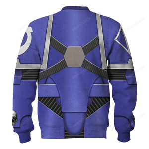 Pre-Heresy Ultramarines In Mark IV Maximus Power Armor - Costume Cosplay Hoodie Sweatshirt Sweatpants WHHS186