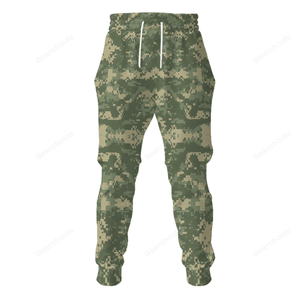 US ACU Or Universal Camouflage Pattern (UCP) CAMO Hoodie Sweatshirt Sweatpants