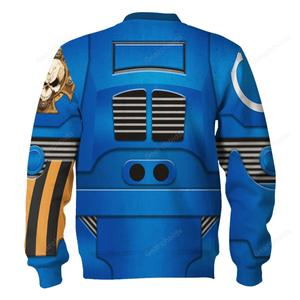 Terminator Armor Ultramarines - Costume Cosplay Hoodie Sweatshirt Sweatpants WHHS141