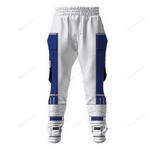 Star Wars R2 D2 Robot Costume Hoodie Sweatshirt Sweatpants SWHS15