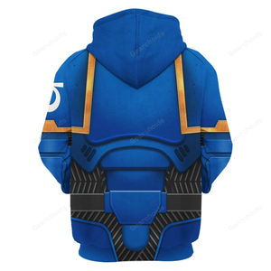 Space Marines Ultramarines - Costume Cosplay Hoodie Sweatshirt Sweatpants WHHS01