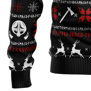 Valhalla Viking Ugly Christmas Sweater For Men And Women