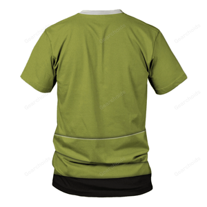 Star Trek TOS Kirk Green Tunic T-Shirt