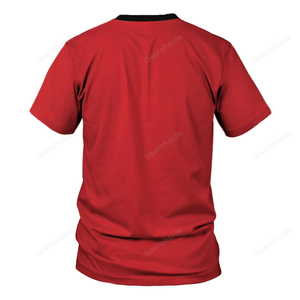 Star Trek The Original Series Scott Red T-Shirt