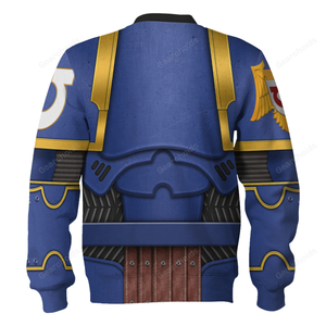 Warhammer Ultramarines Captain - Costume Cosplay Hoodie Sweatshirt Sweatpants WHHS146