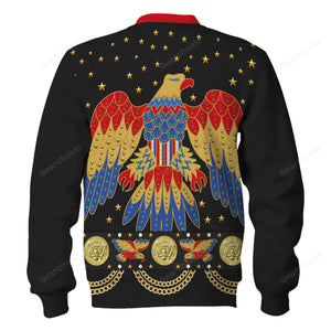 Elvis EAGLE Black - Costume Cosplay  Hoodie Sweatshirt Sweatpants Hawaiian shirt Tshirt ELHS13