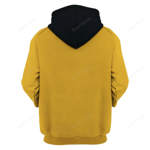 Star Trek The Original Series Yellow Hoodie Sweatshirt Sweatpants