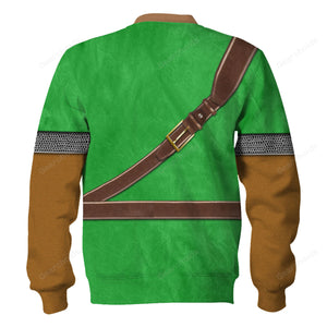 Link Iconic Costume Hoodie Sweatshirt Sweatpants ZDHS06