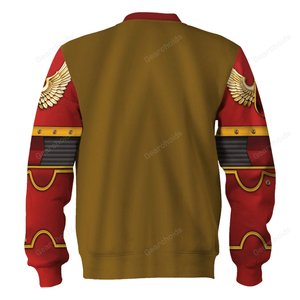 Warhammer Blood Angels Brown Robe - Costume Cosplay Hoodie Sweatshirt Sweatpants WHHS149