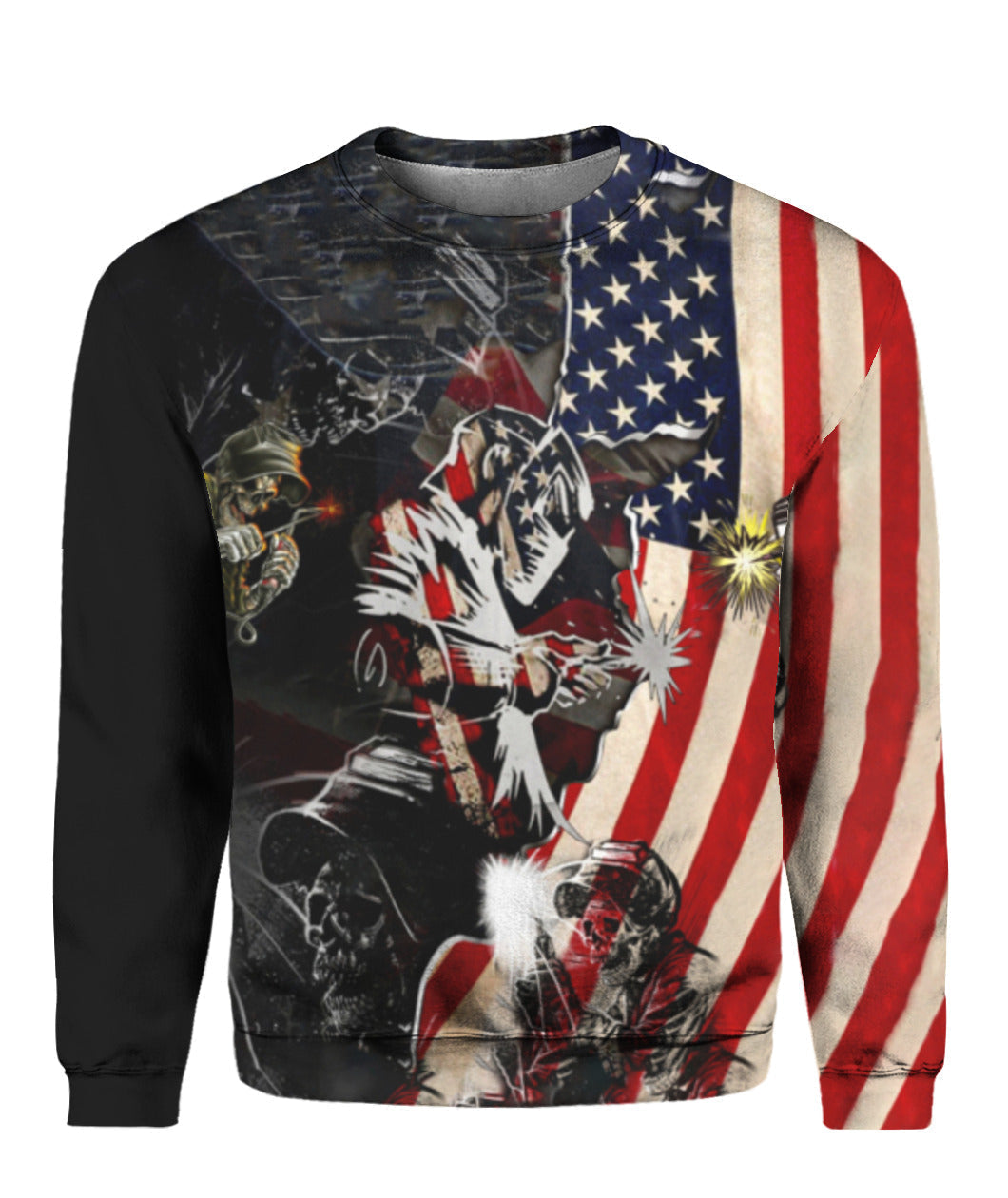 Patriotic Welder Sweater For Men And Women