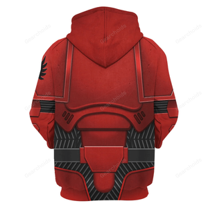 Space Marines Blood Angels V2 - Costume Cosplay Hoodie Sweatshirt Sweatpants WHHS59