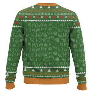 Hohoho I Saw You Green Monster - Gift For Family Members, Friends - Personalized Ugly Sweater NA94