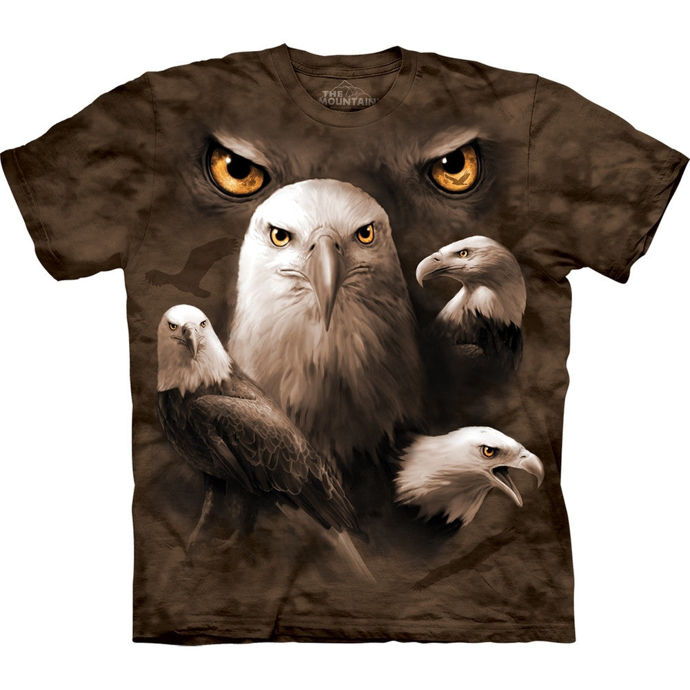 Eagle Moon Eyes Collage Kid T-Shirt