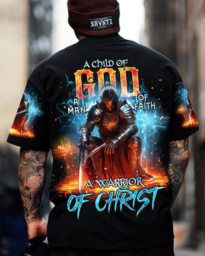 A Warrior Of Christ - Men's All Over Print Shirt - AT407014