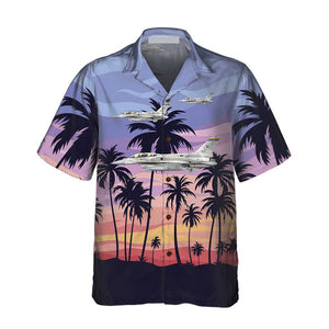 Aircraft On Sunset Hawaiian Shirt, Aircraft Hawaiian Shirt For Men And Women