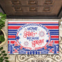 America250HomeOfTheFree PersonalizedDoormat2