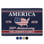 America250thAnniversaryFamilyWithUSState PersonalizedDoormat1